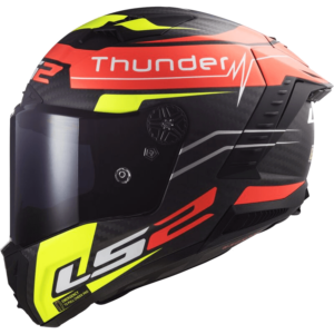 Casco LS2 FF805 Thunder Attack Naranja fluor/Amarillo Flúor MOTOSPBONILLO carbono