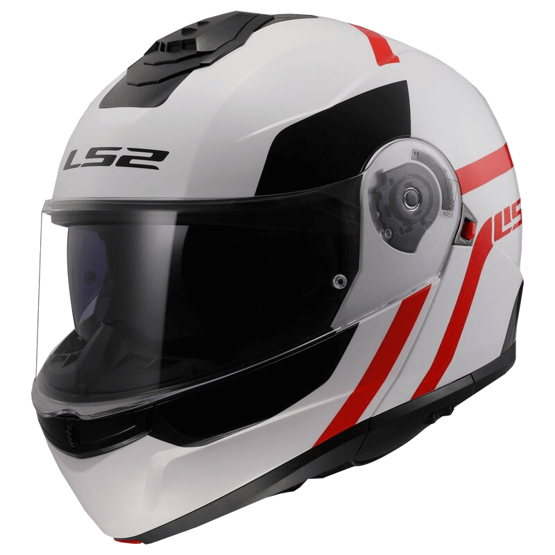 Casco LS2 FF908 Strobe II BlancoRojo motospbonillo