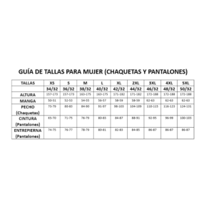 GUIA-TALLAS-MUJER-LS2-PANTALONES-CHAQUETAS-MOTOSPBONILLO.ES