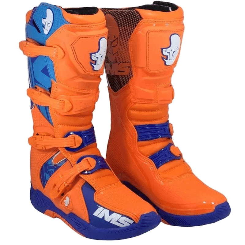 BOTAS-MX-IMS-MOTOCROSS-NARANJA-AZUL-MOTOSPBONILLO.ES