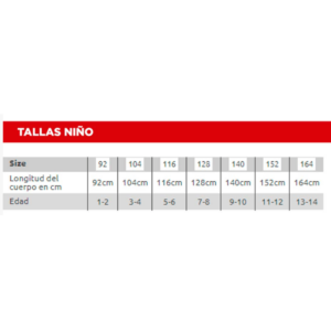 guia-tallas-yamaha-niño-motospbonillo.es